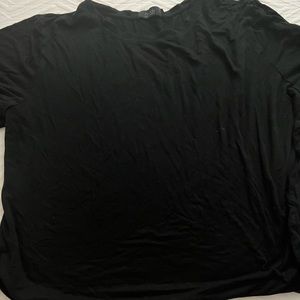 Black crop top from Darlyann Denner collection “nuuds”